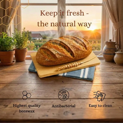 Premium 100% Cotton-Beeswax Bread Bags